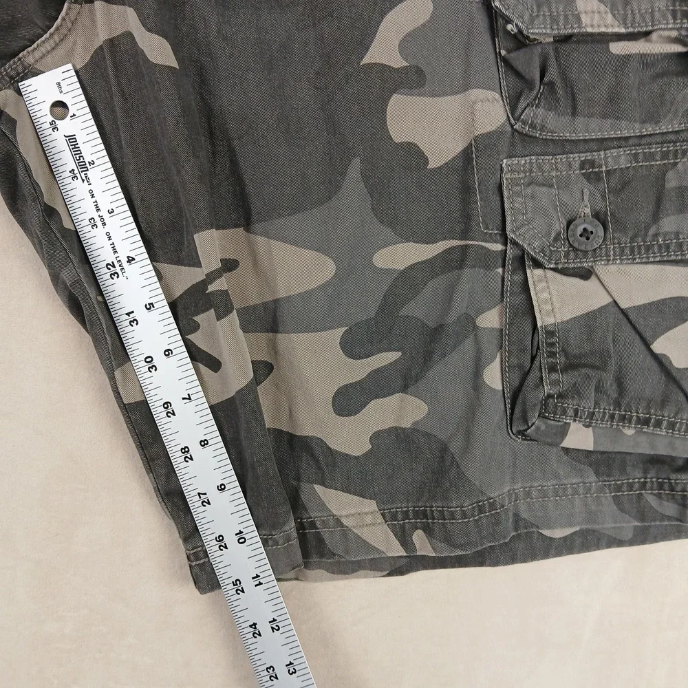 Lee Dungarees 42x12 Mens Cargo Shorts Camo‎ Canvas Heavyweight